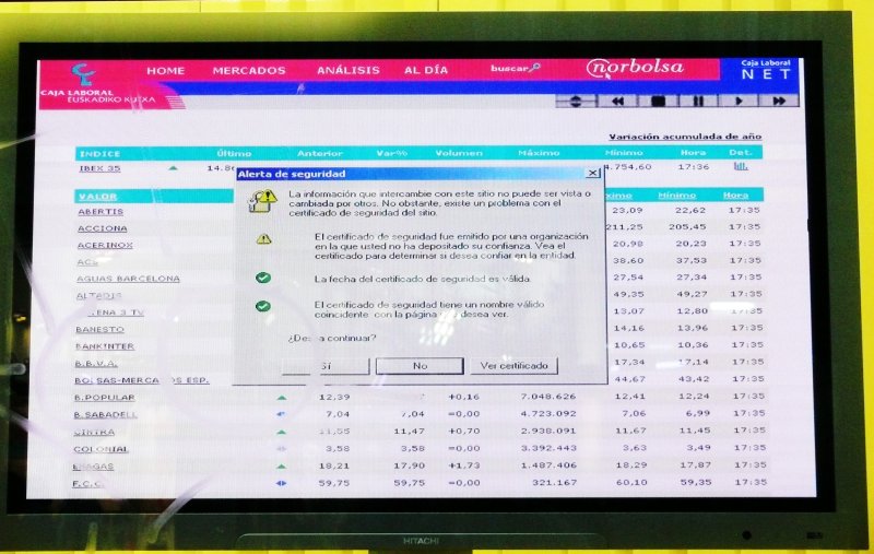 Alerta de seguridad