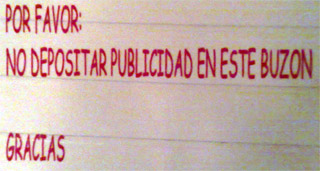 No publicidad