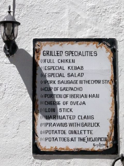Grilled specialities