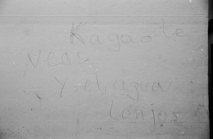 cagao te veas y el agua lejos