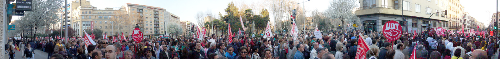 Manifestación del 29 Marzo 2012 en Salamanca