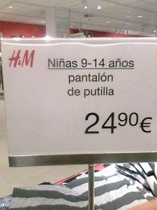 Pantalón de putilla
