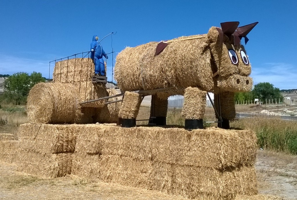 Escultura en  Piña de Esgueva