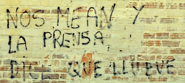 nos mean y la prensa dice que llueve
