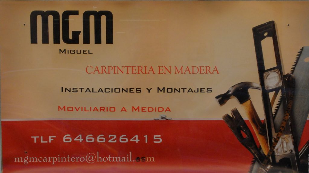 Miguel, carpintero